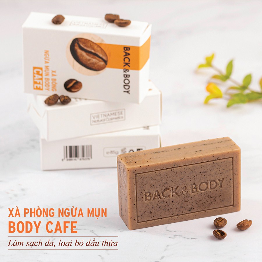 XÀ BÔNG + MUỐI TẮM ngừa mụn lưng và nang lông Back&body