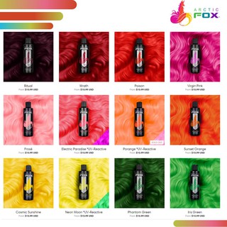 [MẪU THỬ] Thuốc nhuộm tóc Arctic Fox 50ml