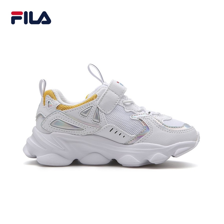 Giày sneaker có quai dán trẻ em Fila Skipper Metal KD - 3RM01737D-100