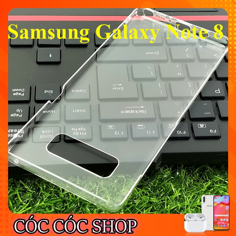 Ốp lưng Samsung Galaxy Note 8/ S8 / S8 plus nhựa CỨNG TRONG SUỐT/ CỨNG NHÁM MỜ