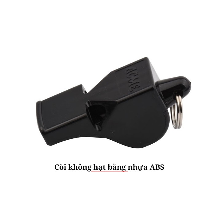 Bộ 10 còi thể thao không hạt bằng nhựa ABS ACME10