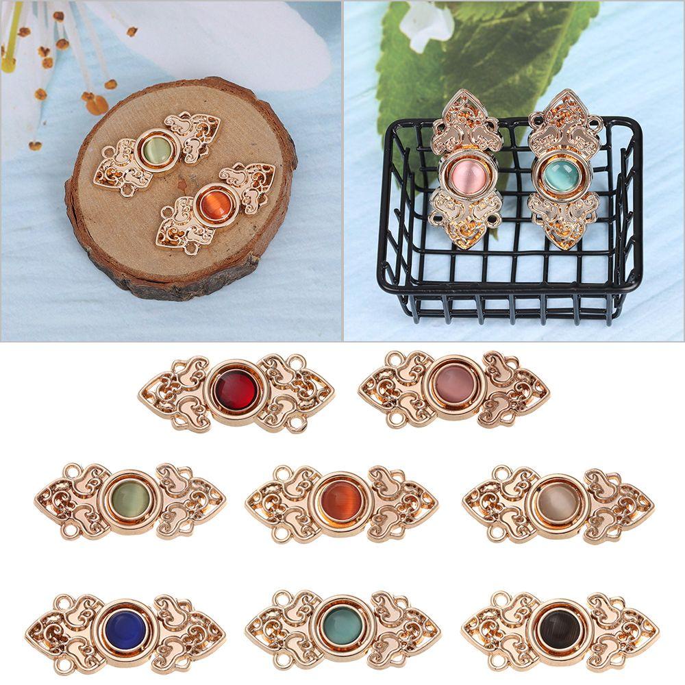 4 Nút Kim Loại Trang Trí Khăn Choàng Phong Cách Retro