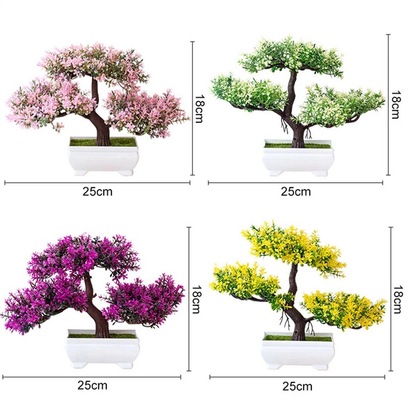 Chậu Cây Bonsai Nhân Tạo Dùng Trang Trí Nhà Cửa/Khách Sạn/Vườn