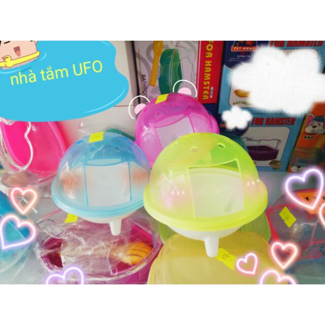 Nhà tắm ufo dành cho hamster
