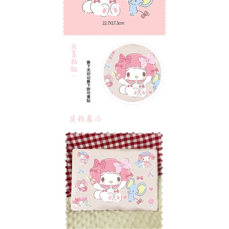 Miếng Dán Trang Trí Vali laptop ipad Mũ Bảo Hiểm Chống Thấm Nước Họa Tiết Hoạt Hình hello Kitty