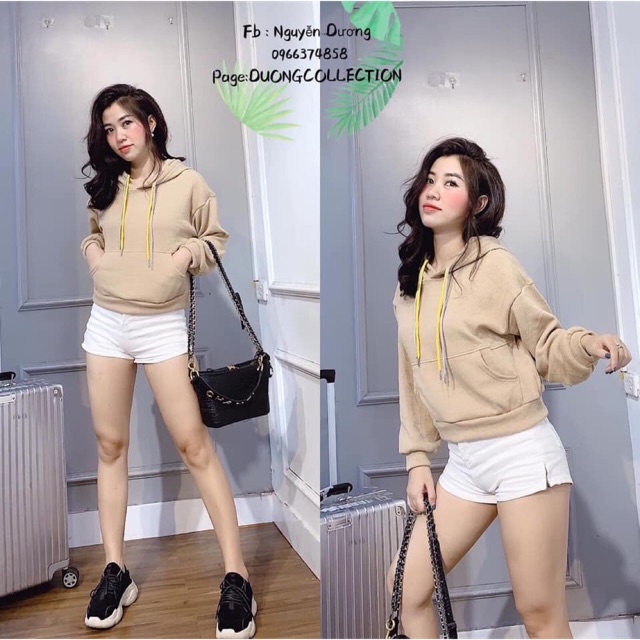 ÁO NỈ LEN MŨ 2 DÂY SIÊU HOT