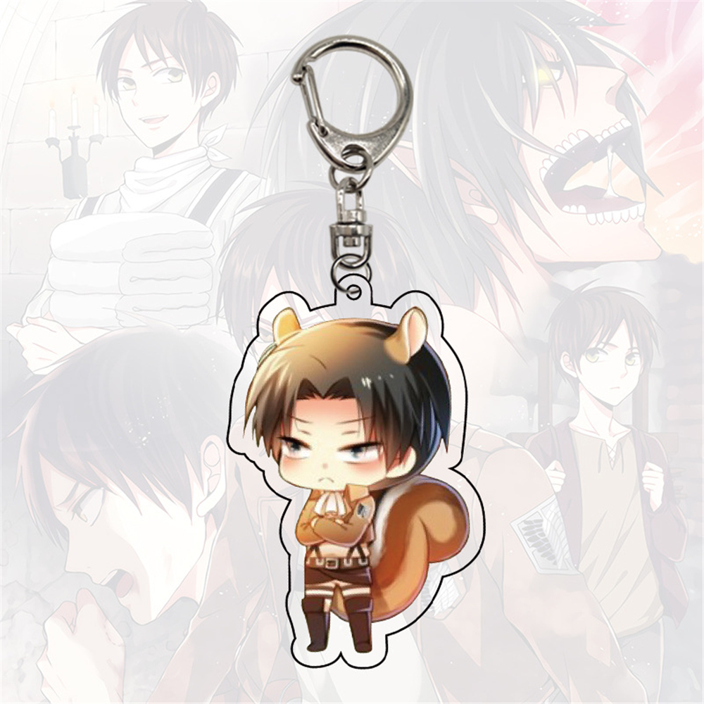 Móc Khóa Hình Nhân Vật Anime Attack On Titan
