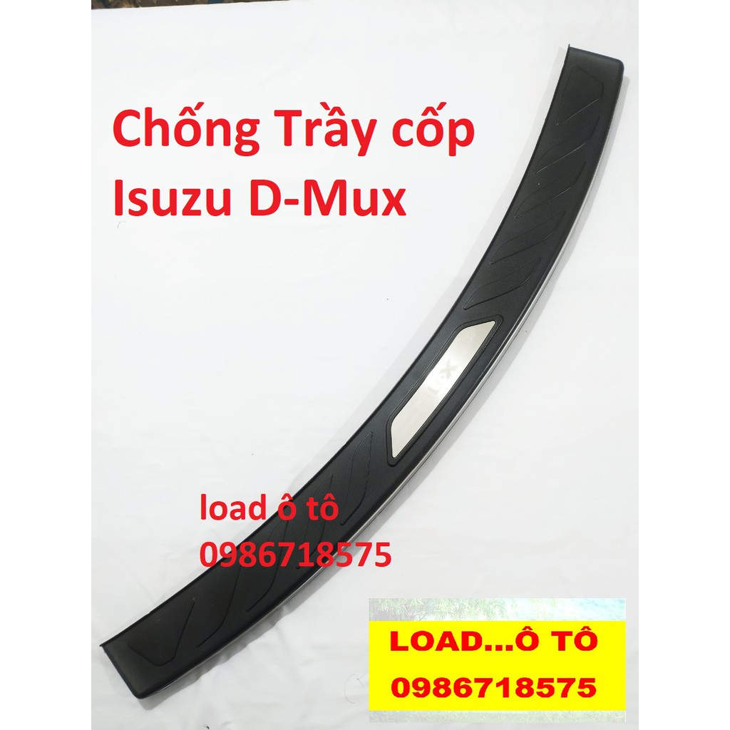 Ốp Chống Trầy Cốp Ngoài Isuzu Mu-X Nhựa Đen