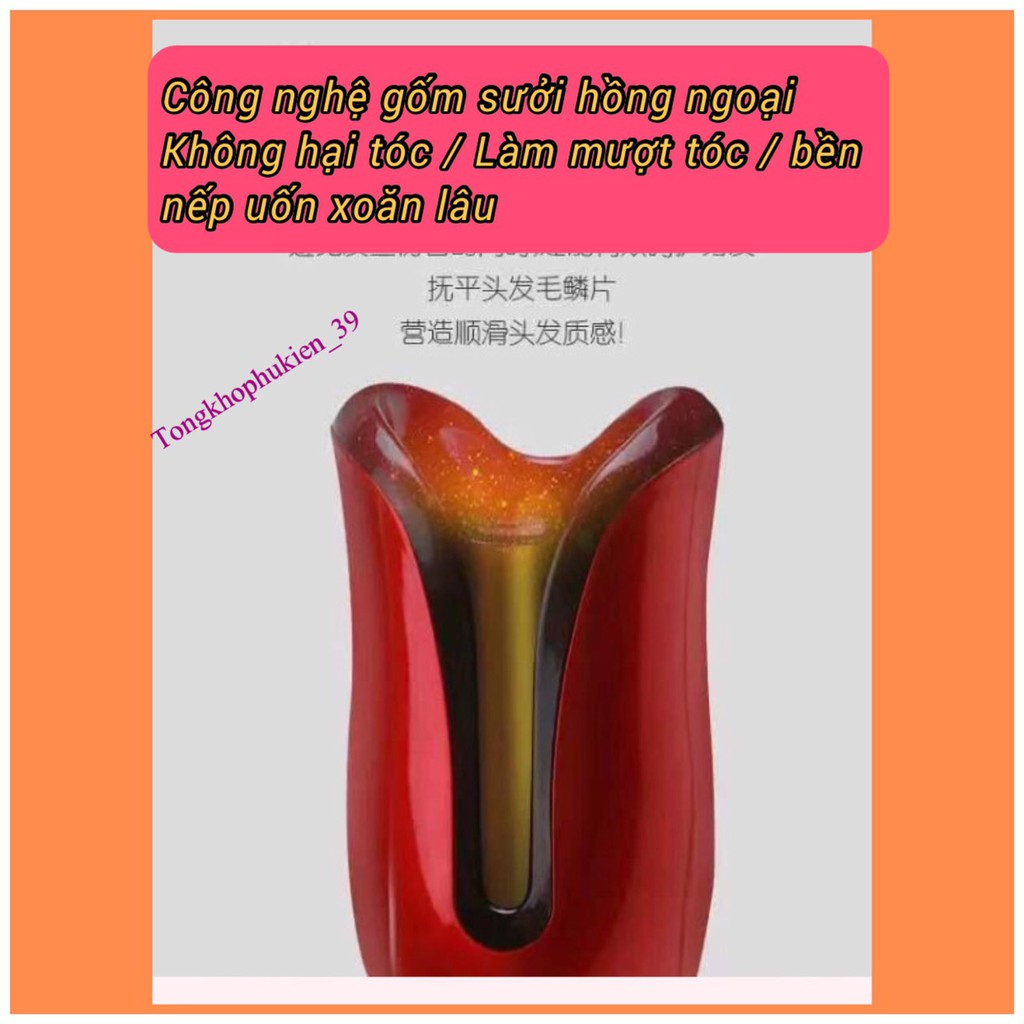 [BH 1 ĐỔI 1]] Máy Uốn Xoăn Tự Động HOA HỒNG - Uốn Xoăn chỉ 5s công nghệ mới nhất KHÔNG làm RỐI tóc không HẠi Tóc | BigBuy360 - bigbuy360.vn