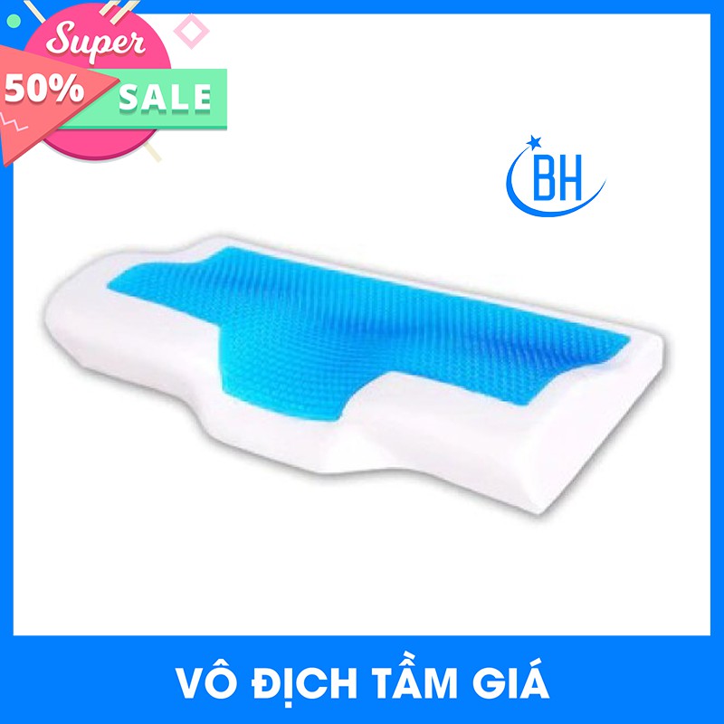 Gối Cao Su Non,Gối Cao Su Giúp Giảm Đau Vai Gáy (BH 24 THÁNG)Thêm Chất Liệu Gel Mát Lạnh Đem Lại Giấc Ngủ Trọn Vẹn