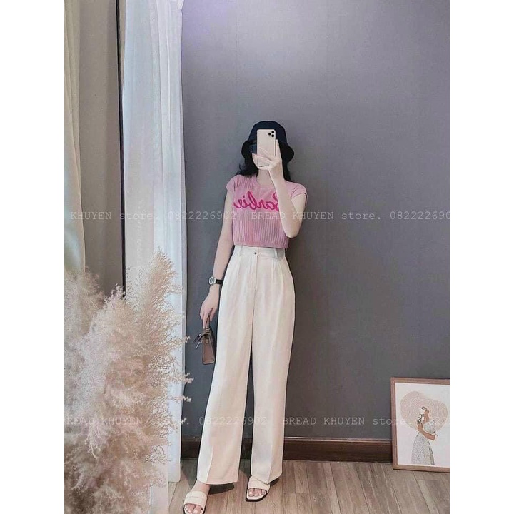 ÁO LEN, ÁO LEN BARBIE TAY HẾN, DÁNG CROPTOP CUTE DỄ THƯƠNG ĐỦ MÀU HÀNG QUẢNG CHÂU