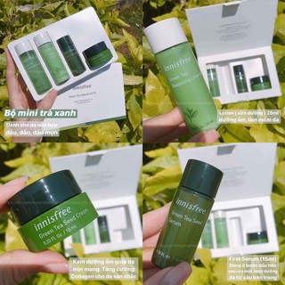 SET INNISFREE MINI TRÀ XANH 4SP