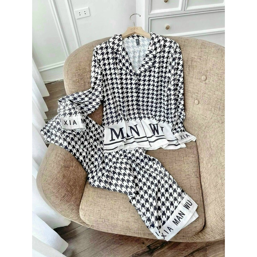 Pyjamas nữ dài tay quần dài - mẫu đa dạng chất đẹp loại 1