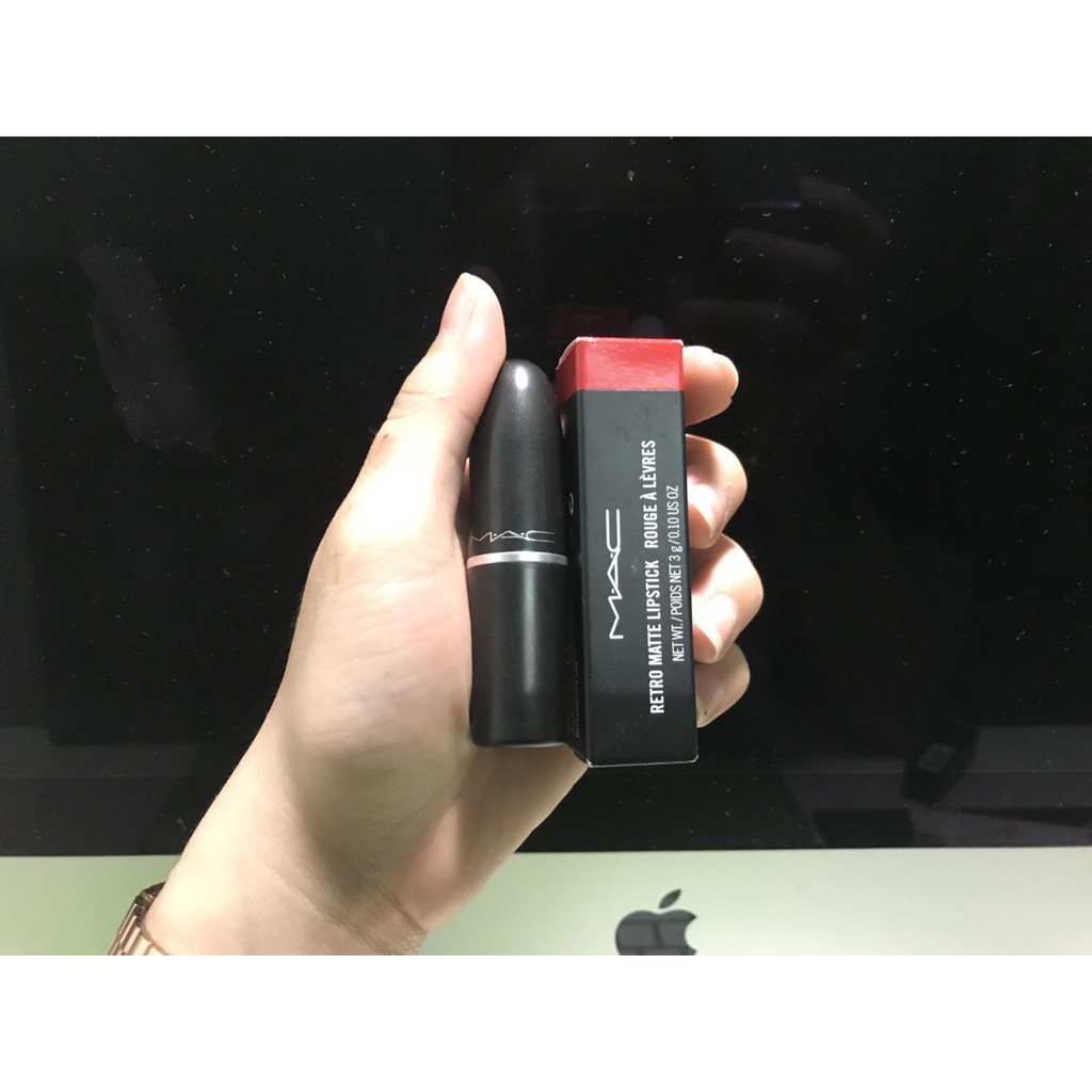 SON MAC Ruby Woo + Lady Danger  + Chili+Marrakesh + VelvetTeddy( CHÍNH HÃNG ) + Son Dưỡng MAC