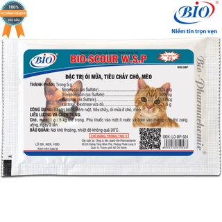 Combo 50 gói bột kiểm soát viêm ruột ói mửa, tiêu chảy cho chó mèo-79201