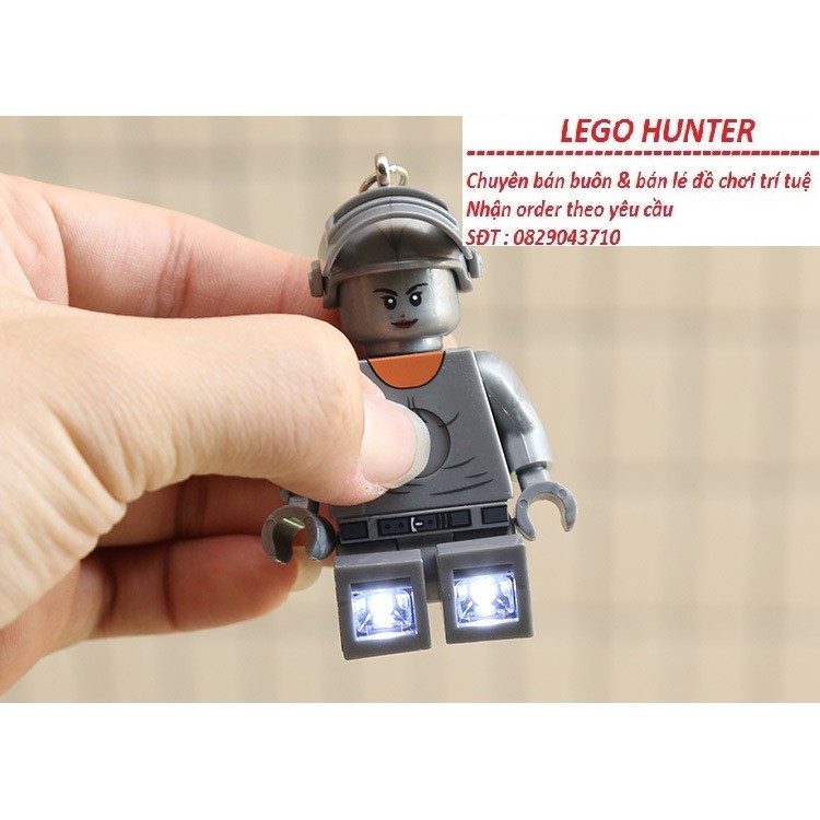 Móc khóa nhân vật Lego có đèn LED