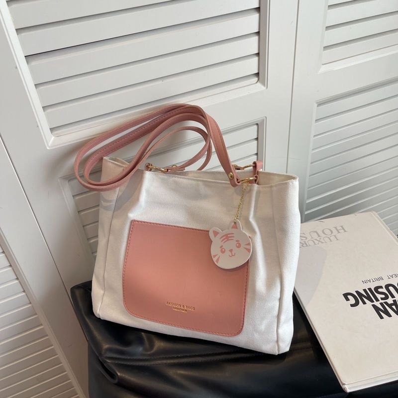 Túi Xách Canvas Sức Chứa Lớn Phong Cách Phương Tây Thời Trang 2022 Cho Nữ