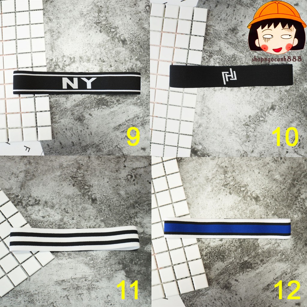 Headband V BTS Băng Đô Thể Thao Cotton TFBOYS Phong Cách Hàn Quốc Siêu Co Giãn