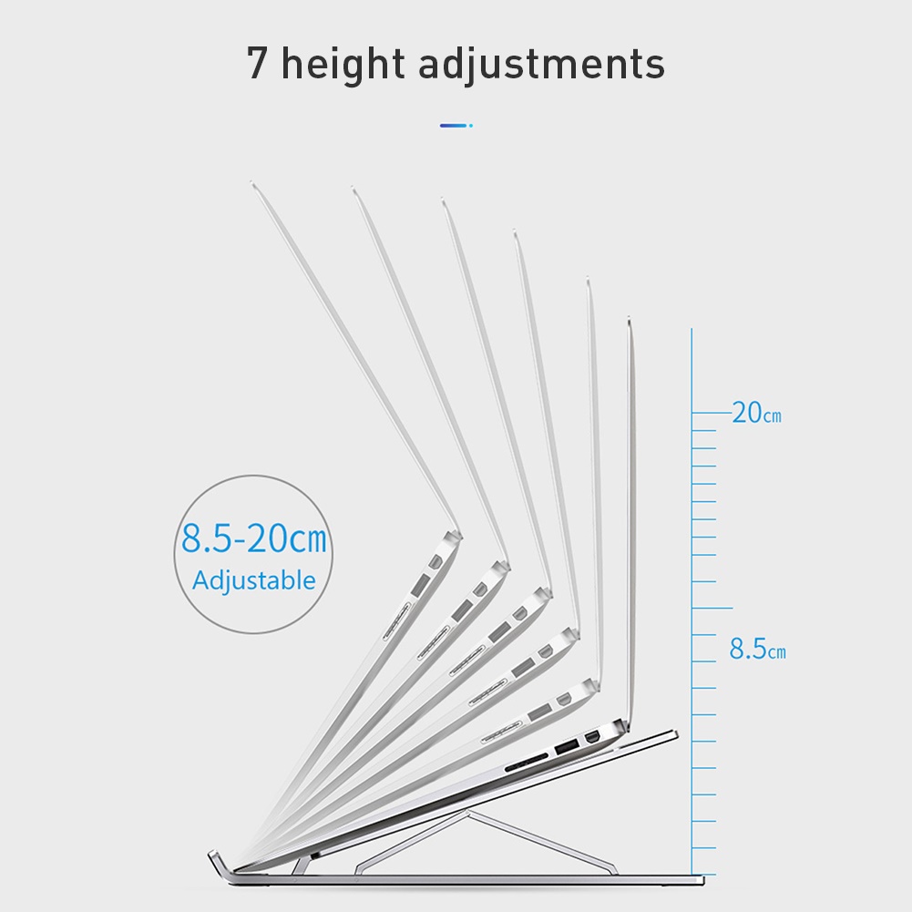 Giá Đỡ Laptop 7 Cấp Độ Gấp Được Cho Macbook Pro