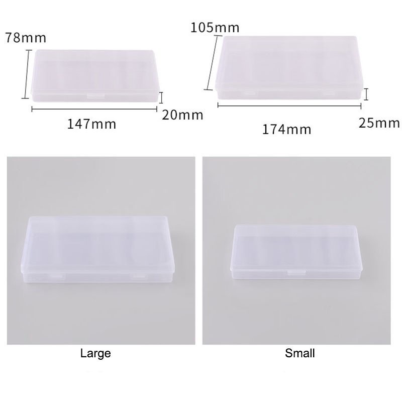 Hộp đựng giấy ghi chú mini bằng nhựa trong suốt dễ thương cho học sinh