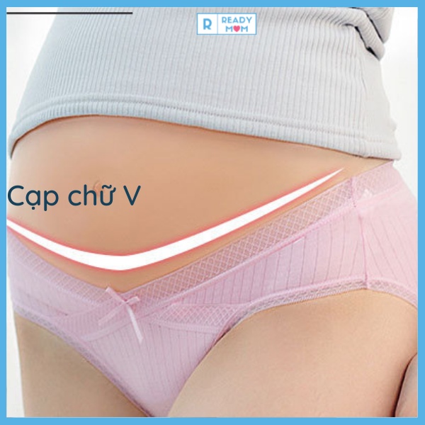 Quần Lót Bầu| Quần Lót Sau Sinh| Vải Cotton| Đáy Kháng Khuẩn| Viền Ren| Thoáng Khí  Thấm Hút| Hàng Trung Quốc| Q04