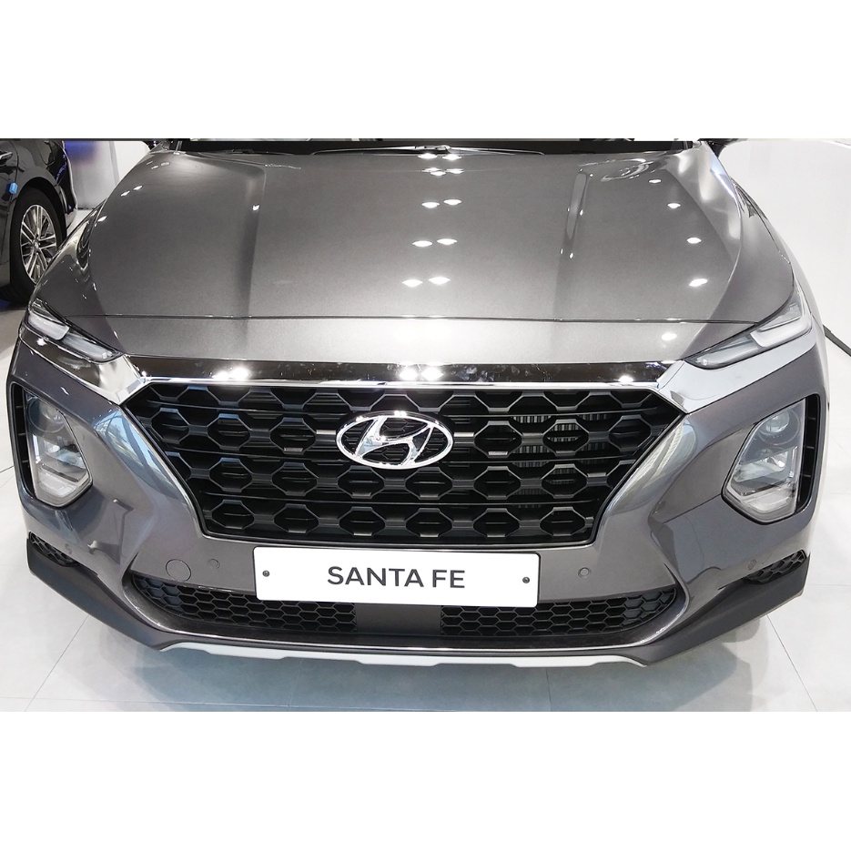 Ốp mặt Ga Lăng Hyundai Santafe 2020, 2019 Mạ Xi Inox Cr ôm (Hàng Hàn Quốc Auto Clover)