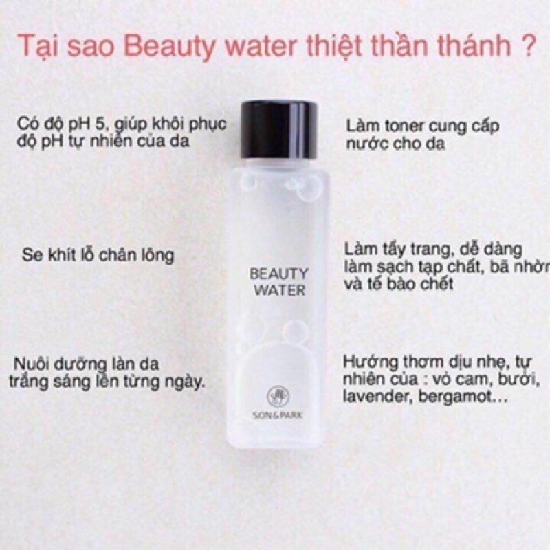 NƯỚC THẦN ĐA NĂNG BEAUTY WATER SON & PARK