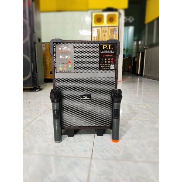 ▲◈▤Loa kéo kiomic k99 bass 2 tấc kèm micro không dây