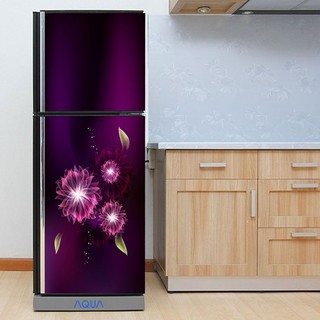 Decal trang trí tủ lạnh mẫu Bông Sen
