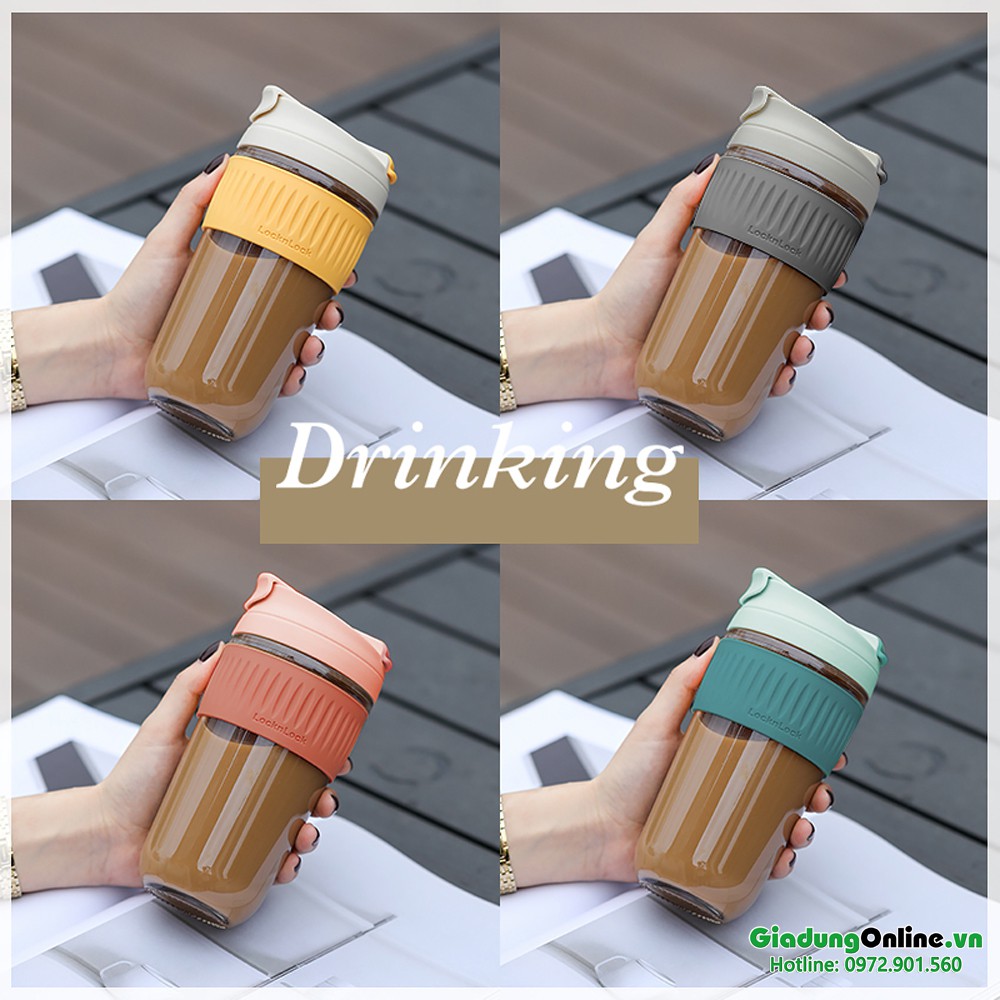 Cốc nước thủy tinh Lock&Lock Dual Glass Cup 500ml LLG699 | BigBuy360 - bigbuy360.vn