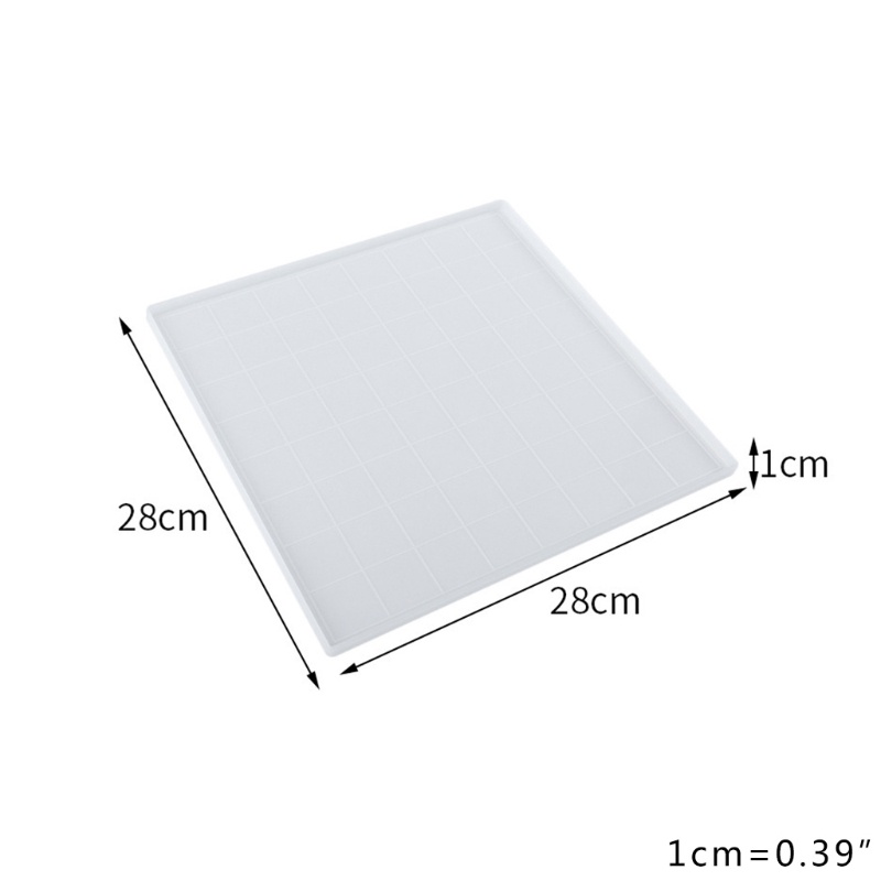 Khuôn Silicone Đổ Epoxy Resin Hình Quân Cờ Vua Quốc Tế DIY