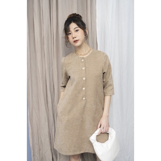 Váy Dạ Tweed Ánh Nhũ Cao Cấp, Dáng Suông A Dễ Mặc Phù Hợp Với Tất Cả Mọi người | BigBuy360 - bigbuy360.vn