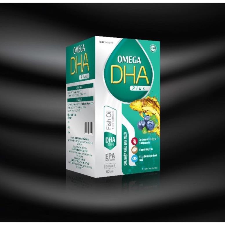 Viên dầu Cá Omega 369 DHA Plus Tăng cường thị lực, sáng mắt, bổ não, giảm nguy cơ bệnh tim mạch – Hộp 60viên