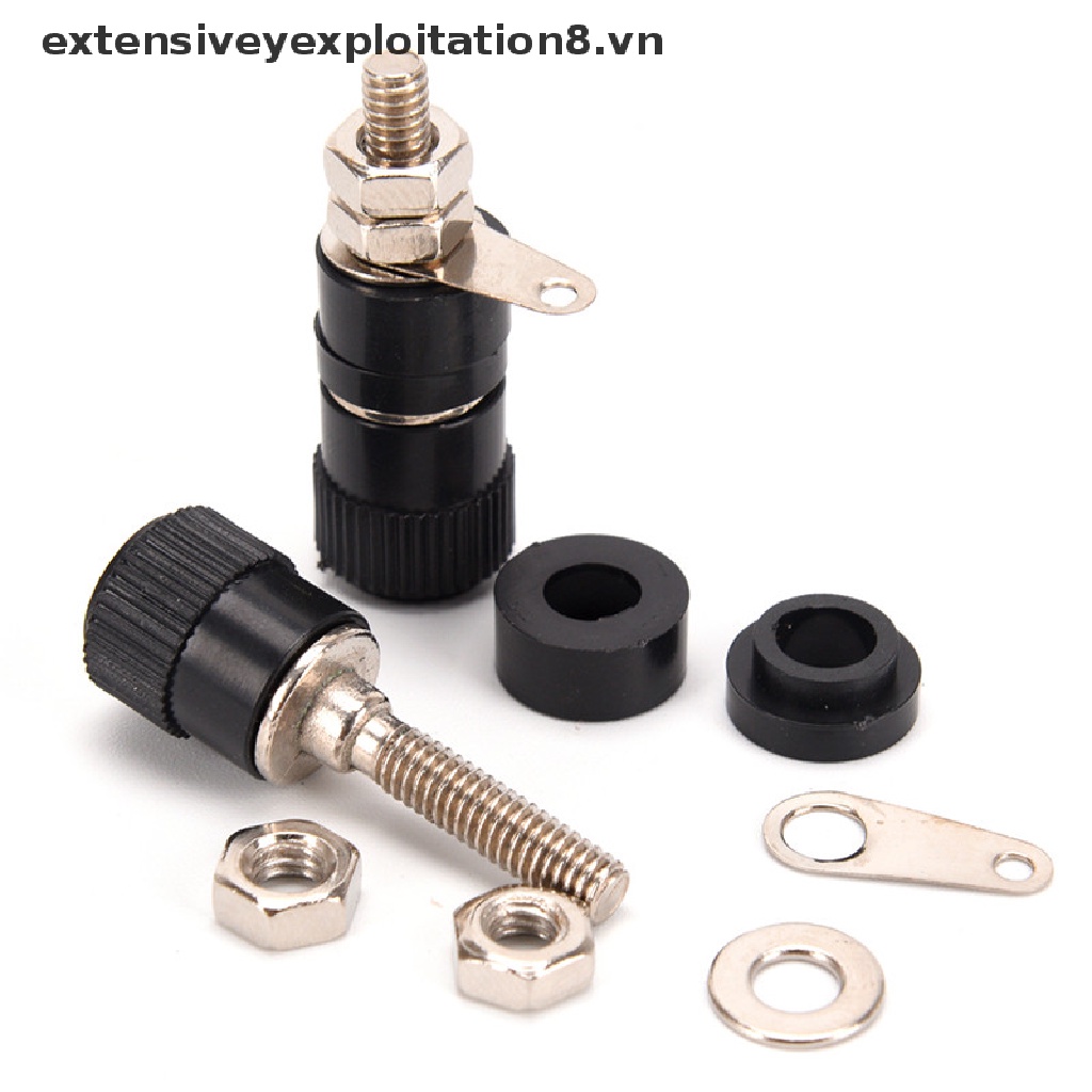 Bộ 10 Đầu Cắm Bắp Chuối Nối Dài Jack Cắm 4mm Chuyên Dụng
