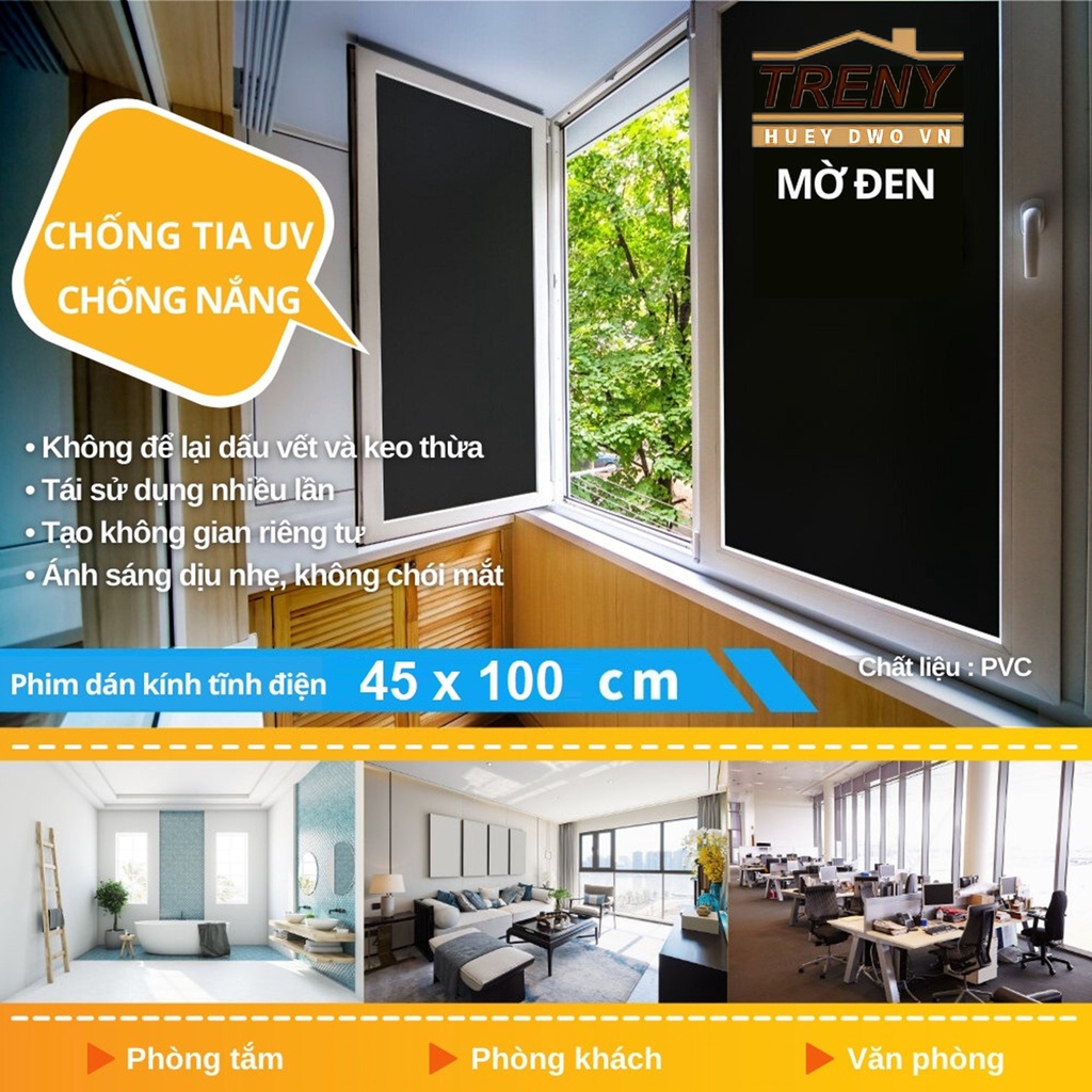 Miếng dán kính, decal dán kính - bảo vệ mắt, chống chói chống tia UV, Giấy dán kính cách nhiệt
