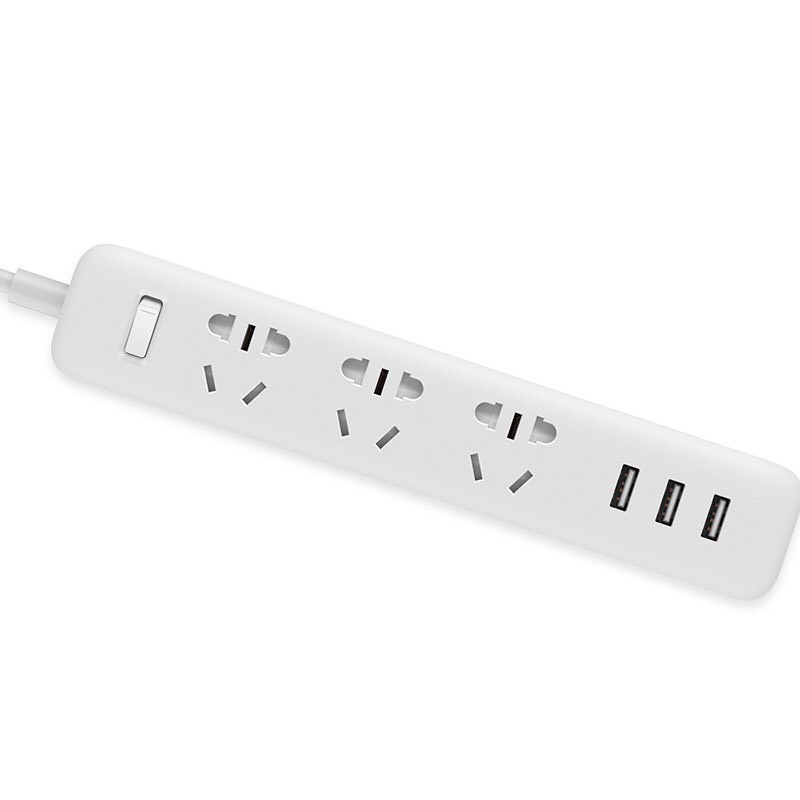 Ổ Cắm Điện Xiaomi Power Strip 3 USB 3 Outlet Chính Hãng