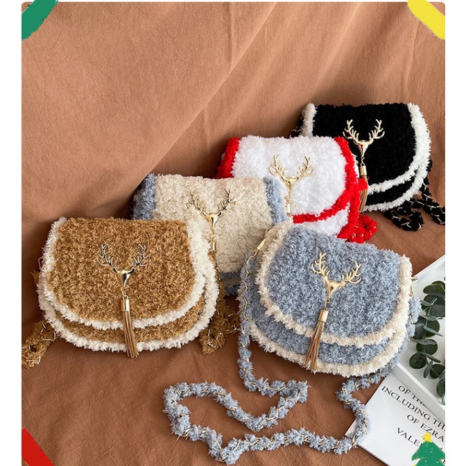 Túi đeo chéo tự đan handmade thời trang dáng yên ngựa [Có video hướng dẫn]