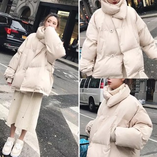áo phao dáng ngắn-ulzzang style