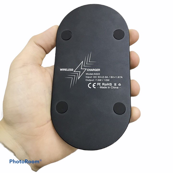 ✨A522 - 10W✨ Đế Sạc Nhanh ASPOR Cho IPhone 11 Pro Xs Max X Xr/Samsung S20 Xiaomi Mi Thiết Kế Không Dây 10W Qi Cổng USB