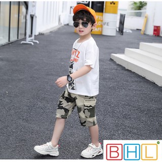 Bộ quần áo trẻ em bé trai ngắn tay hàng Quảng Châu cho các bé từ 5 đến 15 tuổi - BHLKIDS cam kết hàng chất lượng