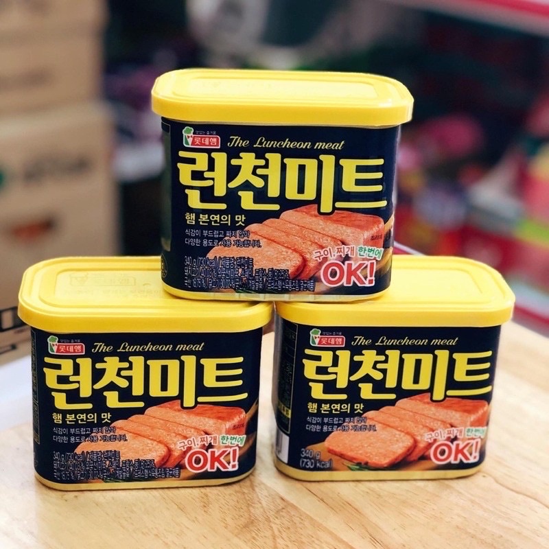 Thịt hộp Lotte The Luncheon Meat Hàn Quốc 340gr