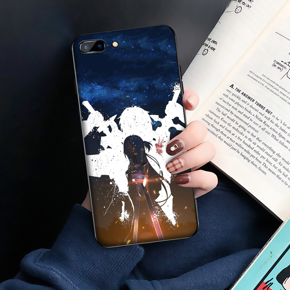 Ốp Điện Thoại Mềm Hình Sword Art Online Cho Iphone 11 Pro Xs Max Xr X 8 7 6 6s Plus Mp159