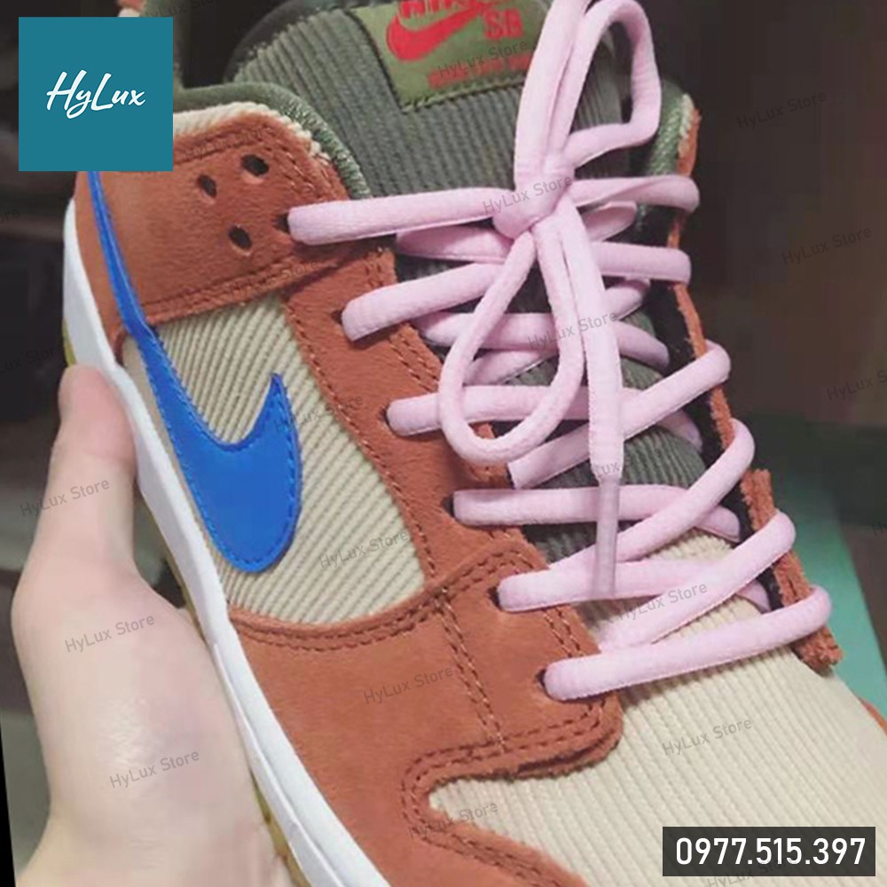 [Oval 33 màu/17-33] Dây giày oval Sb Dunk bản 9mm cao cấp bảng 33 màu - Dây giày thể thao