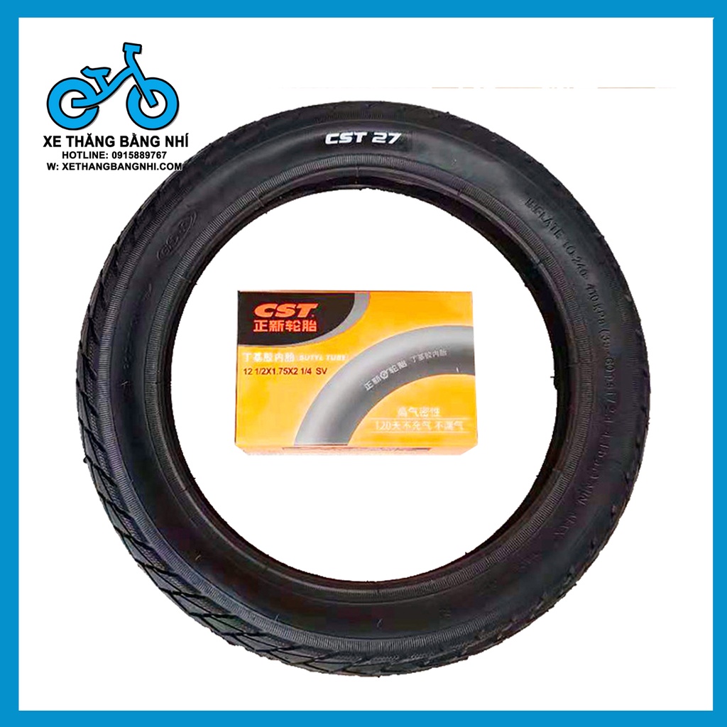 Lốp xe đạp, xe thăng bằng CST 12 inch