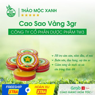DẦU CÙ LÀ CAO SAO VÀNG HỘP THIẾC 3G