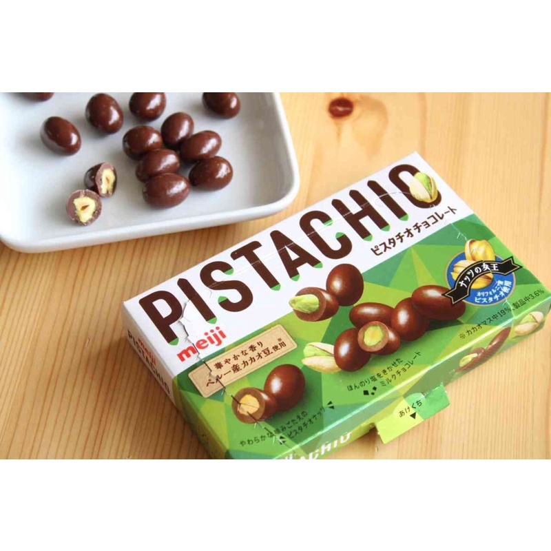 Chocolate Meiji Pistachio Hạt Dẻ Cười Bọc Socola 50g
