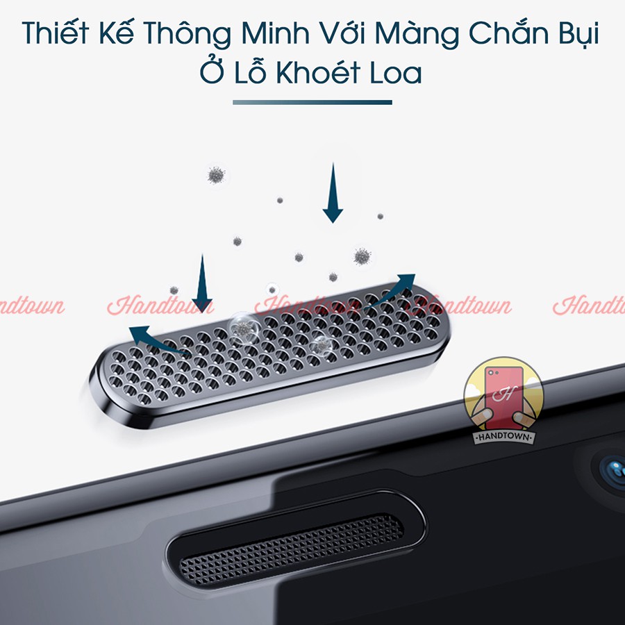 Kính Cường Lực Full Màn Ngăn Bụi Loa Apple iPhone 12 6.1 12 Pro 6.1 12 Mini 5.4 12 Pro Max 6.7 Inches