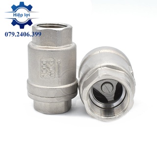 Van 1 chiều lò xo inox 304 - van nước 1 chiều - van 1 chiều hơi khí nén