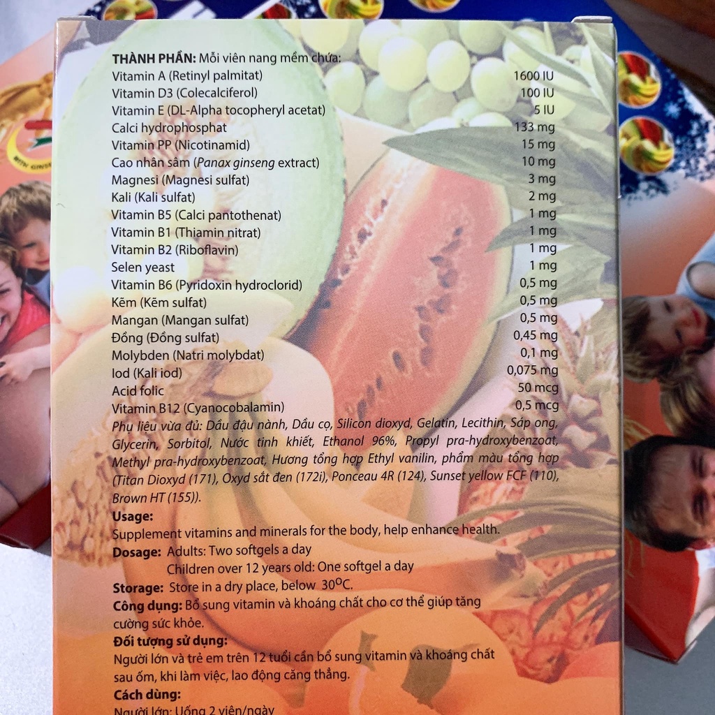 ĐẠM HOA QUẢ HEROVITE - BỔ SUNG VITAMIN VÀ KHOÁNG CHẤT CHO CƠ THỂ