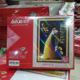 Tranh gắn đá Ailuo Lộc Lúa 77323